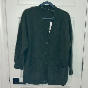T Tahari Dark Green Women's Cardigan